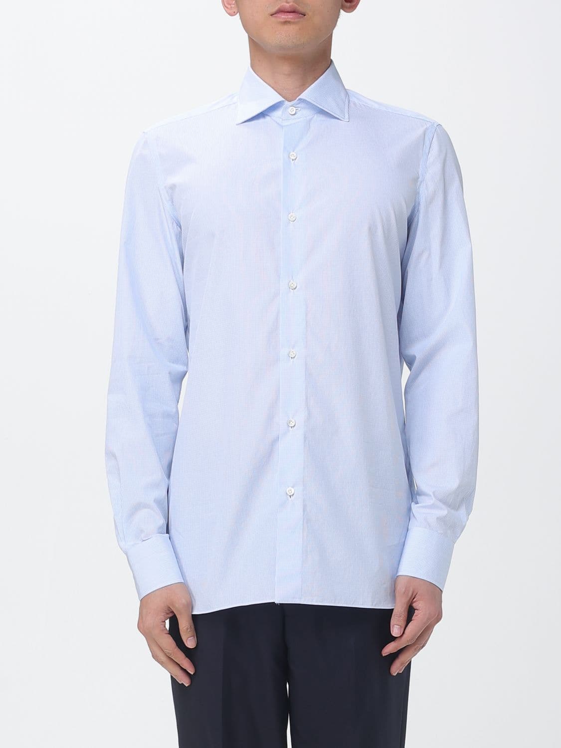 Luigi Borrelli Striped Cotton Shirt