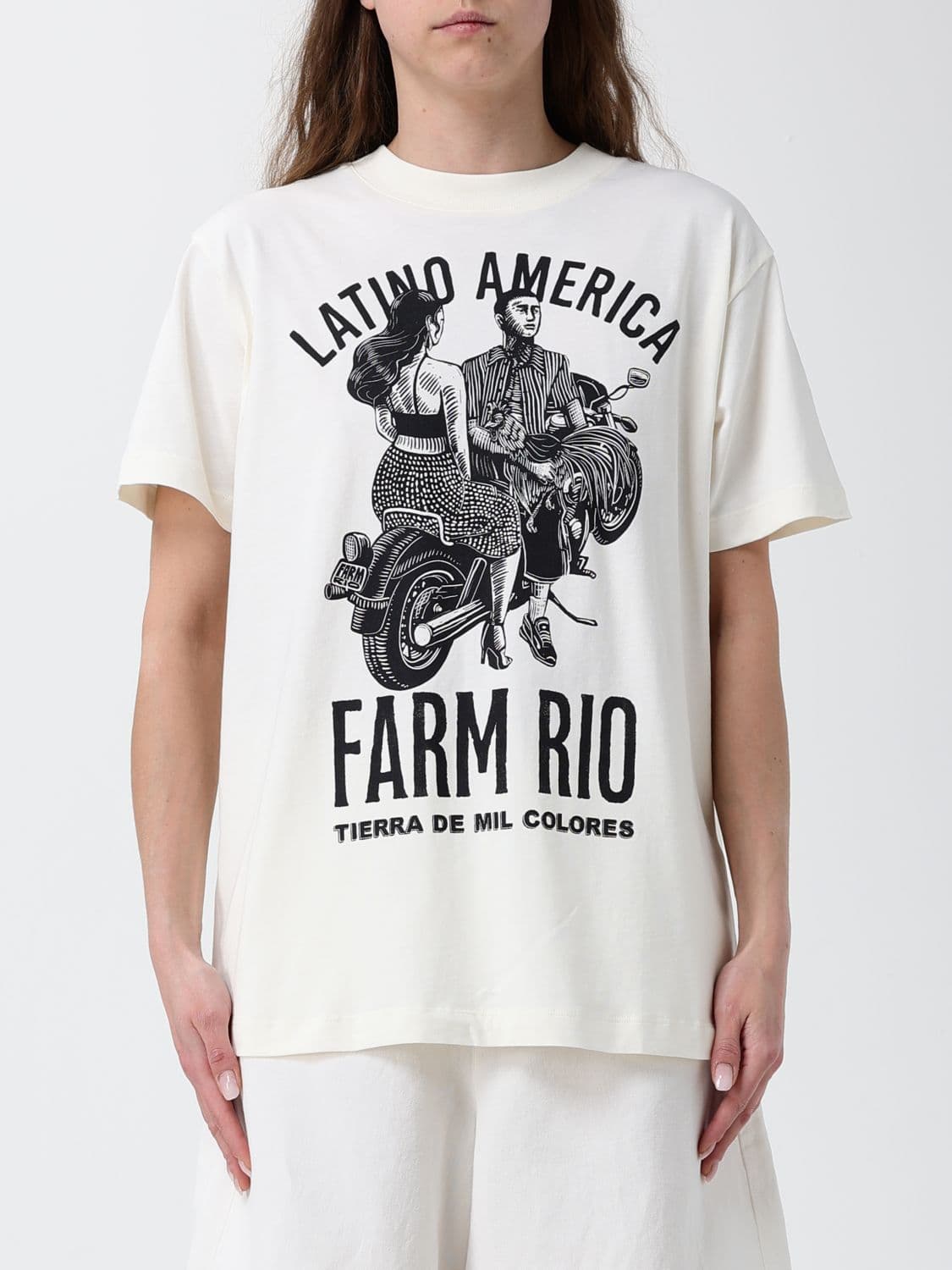 Farm Rio Linen Blend T-Shirt