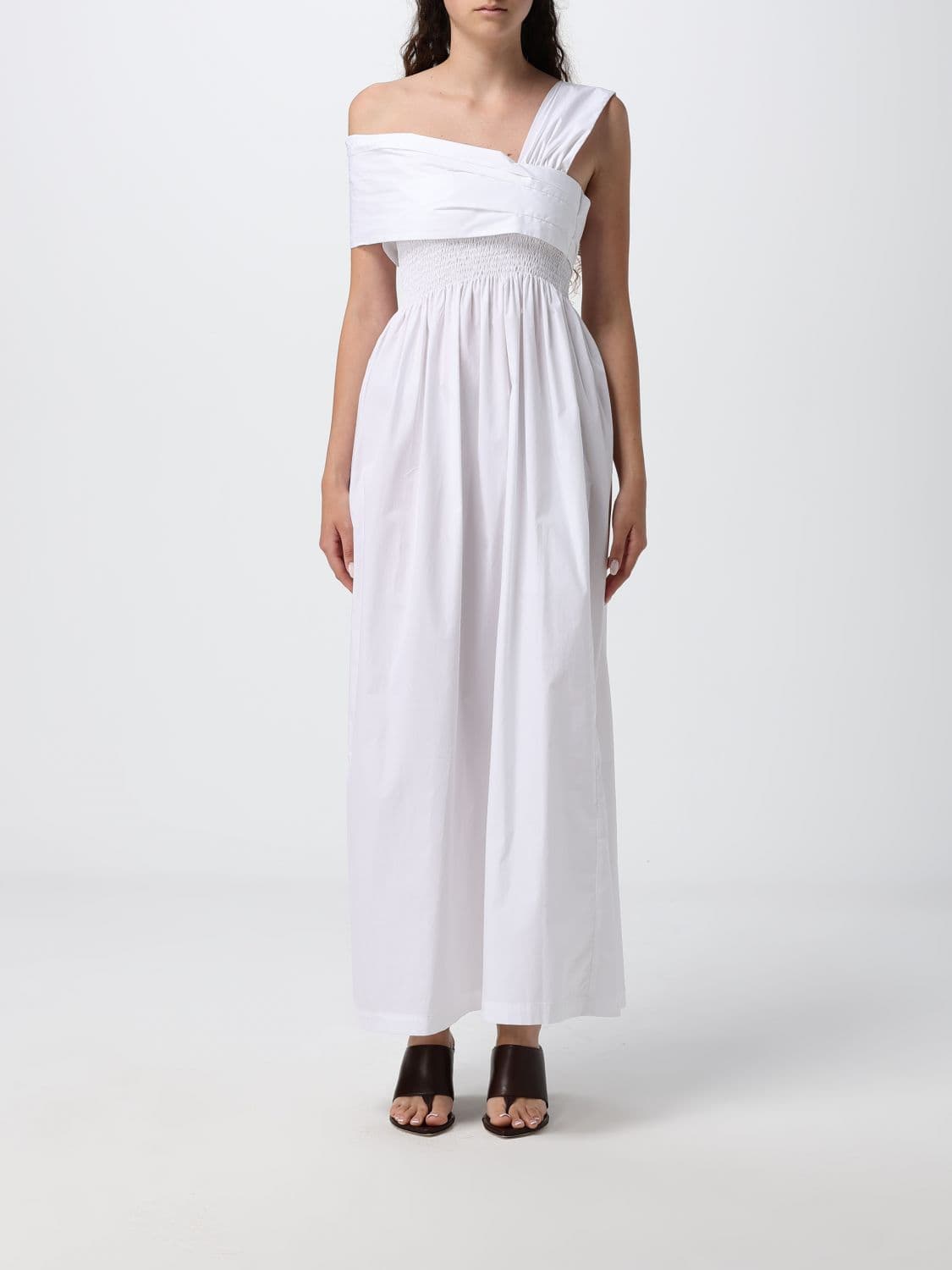 Tela Cotton One-Shoulder Dress