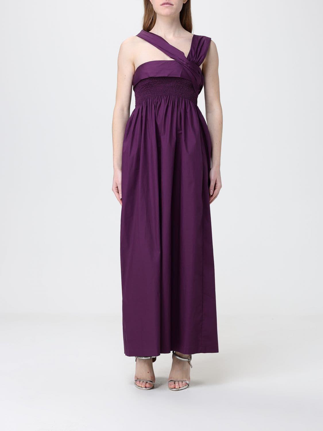 Tela Cotton One-Shoulder Dress