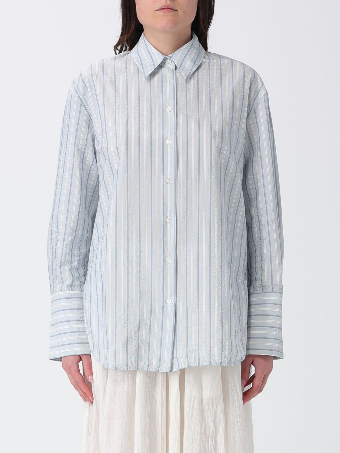 Tela Striped Cotton Blend Shirt