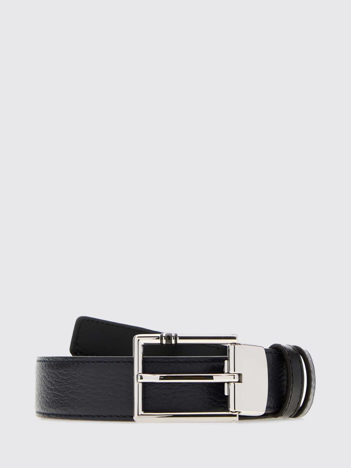 Montblanc Reversible Hammered Leather Belt · OS