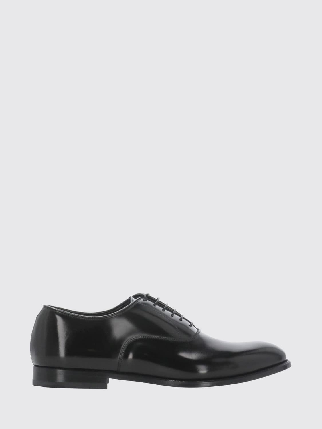 Doucal's Brushed Leather Oxford Shoes