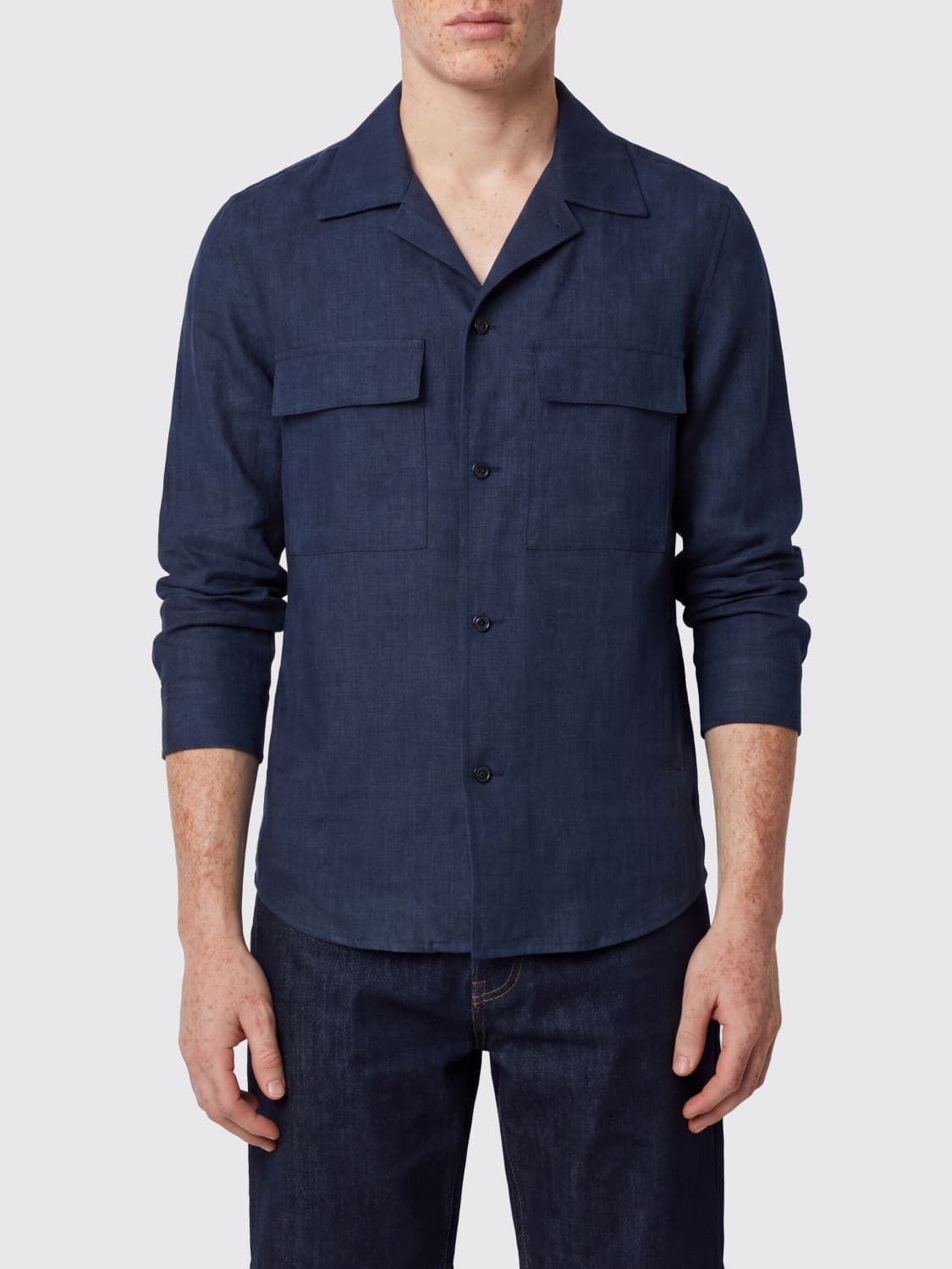 Briglia 1949 Linen Shirt Jacket · 46