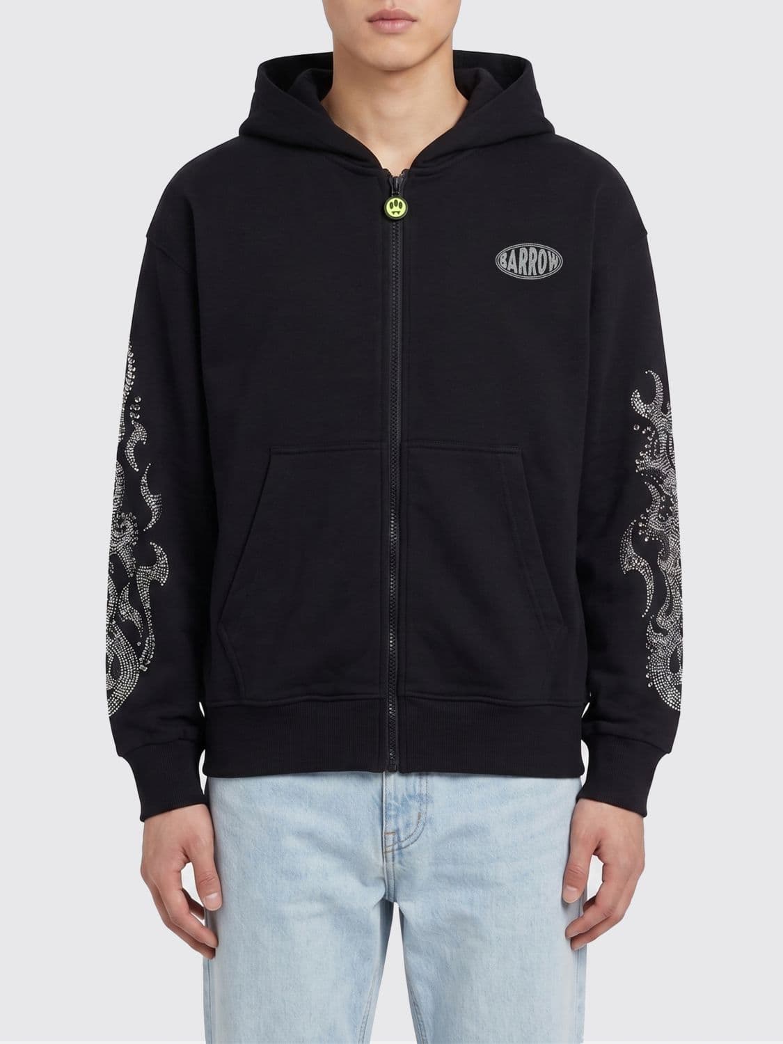 Barrow Logo Cotton Hoodie · XS