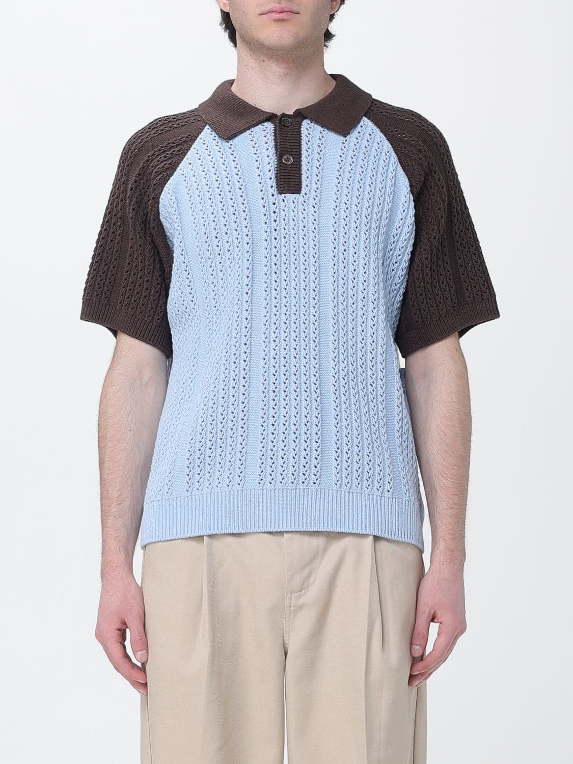 Obey Cotton Knit Polo Shirt