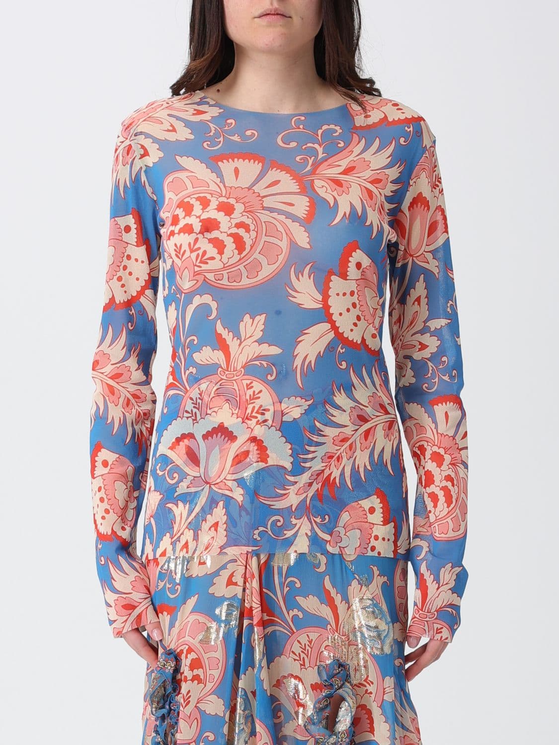 Etro Long-Sleeved Printed Top · 40