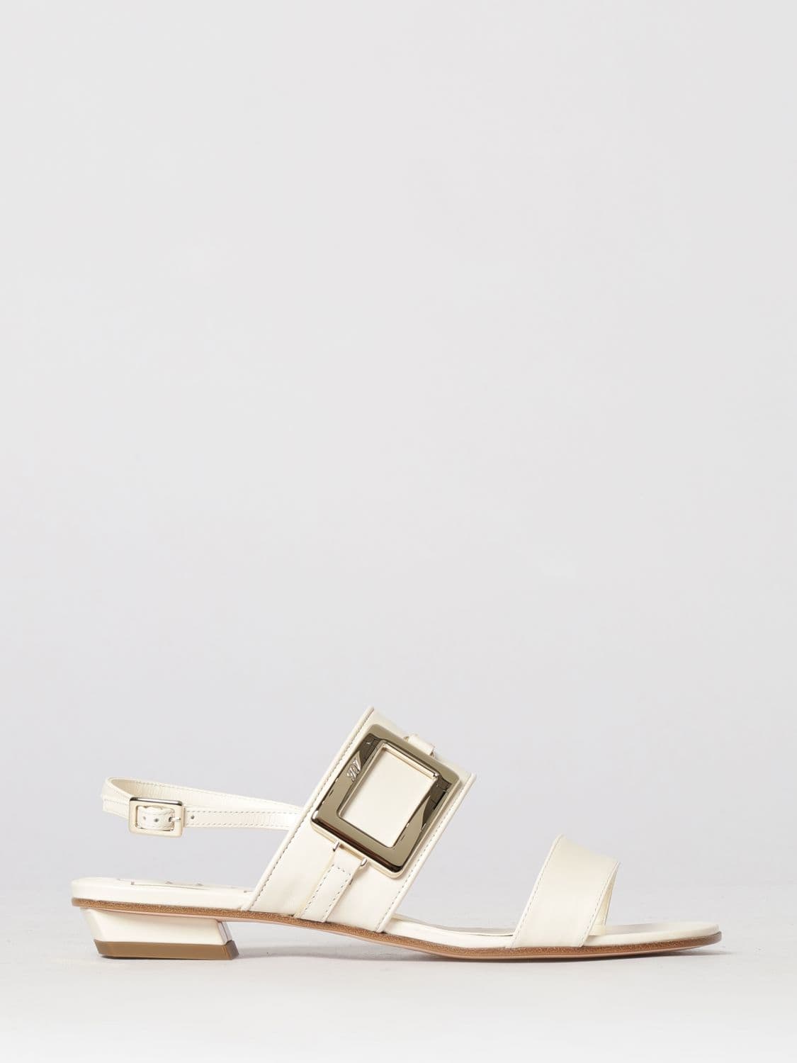 Roger Vivier Belle Vivier Leather Sandal