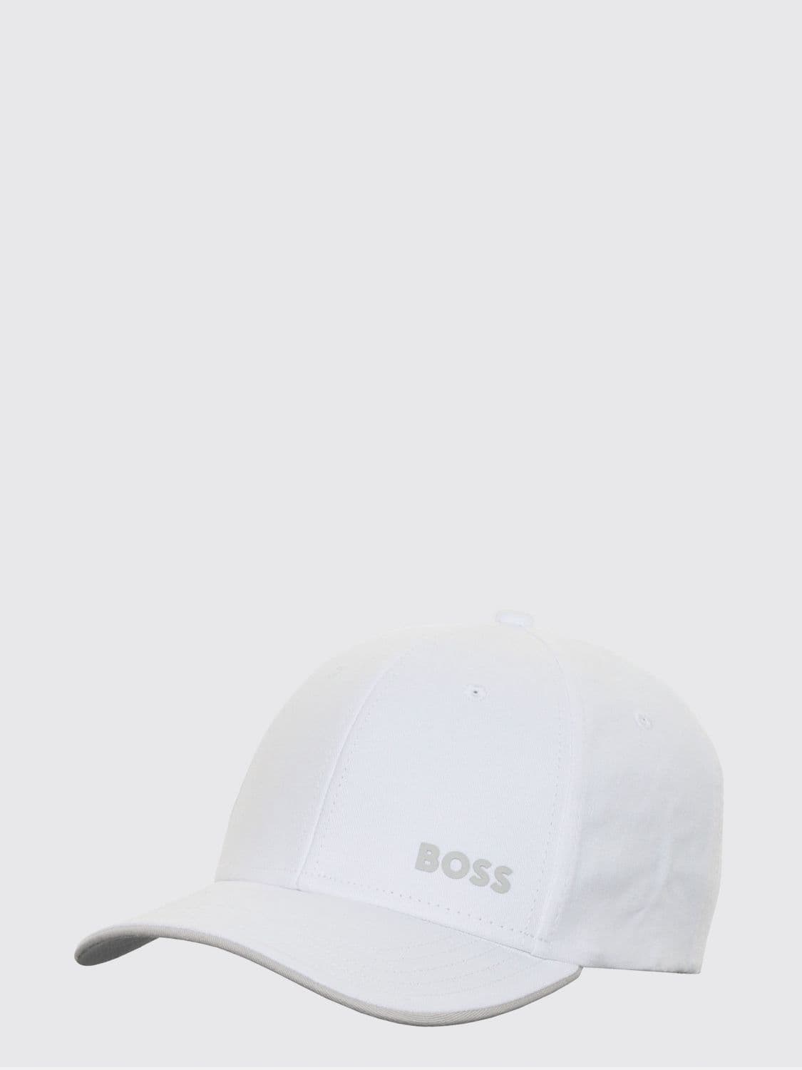Boss Cotton Hat with Logo Print