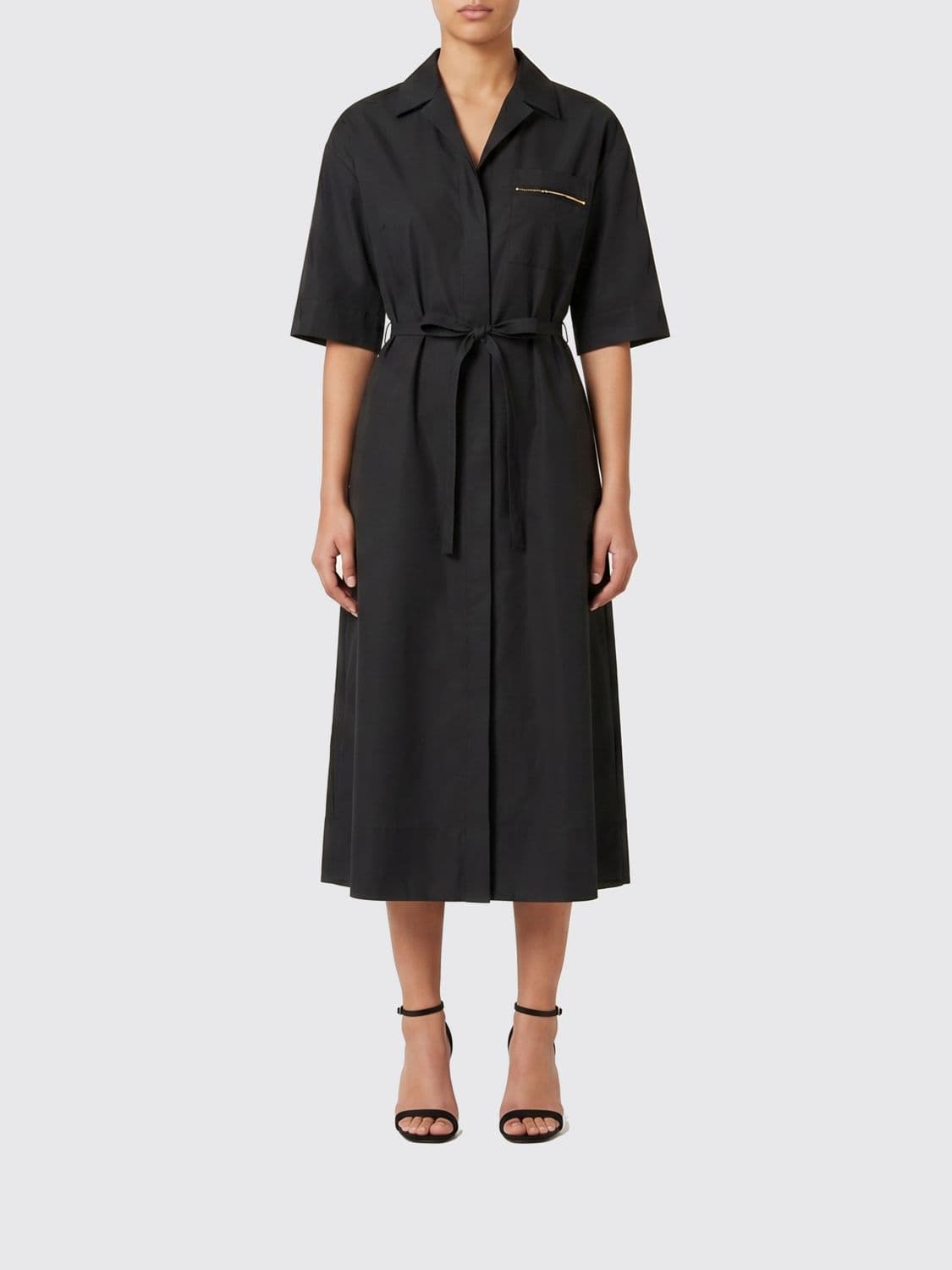 Fabiana Filippi Cotton Chemisier Dress · 36