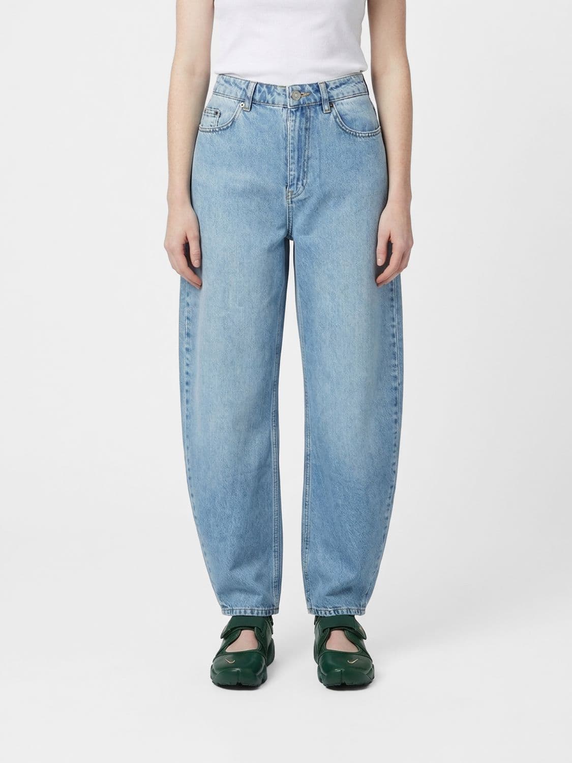 Rotate Baggy Jeans in Organic Cotton Denim