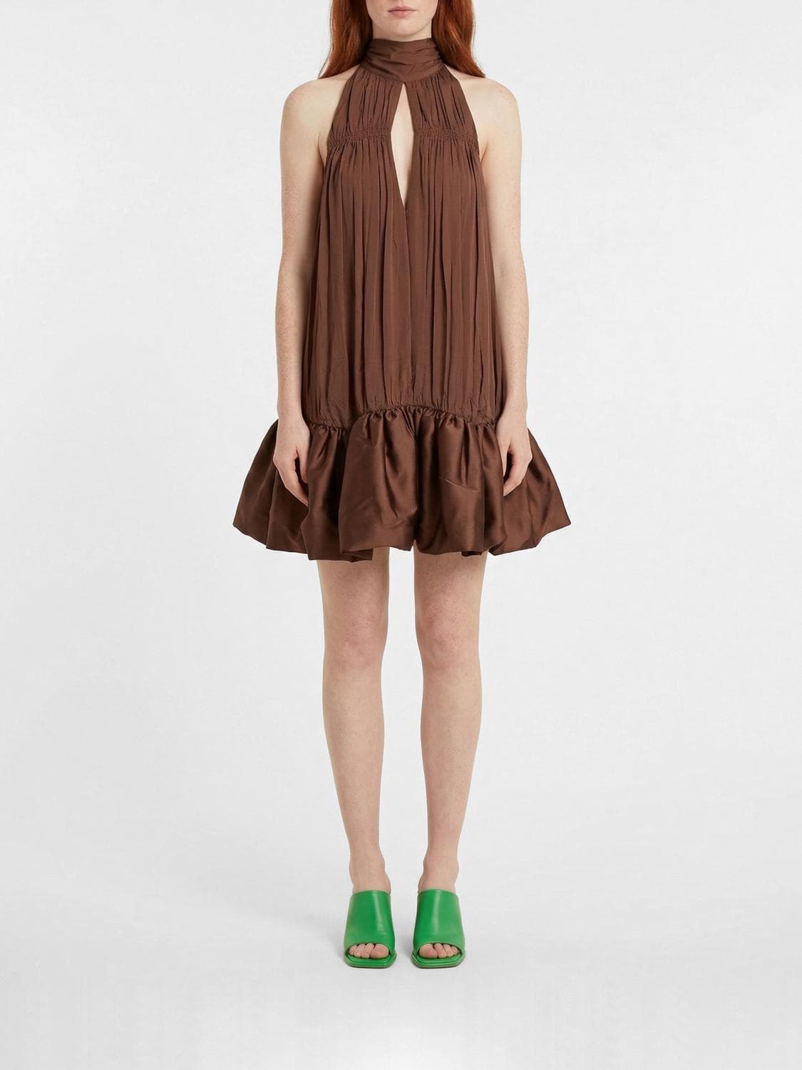 Rotate Crêpe Mini Dress · 34