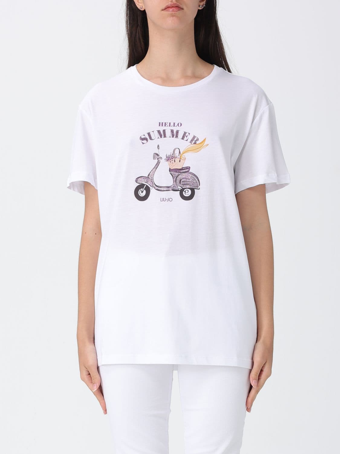 Liu Jo Printed Cotton T-Shirt