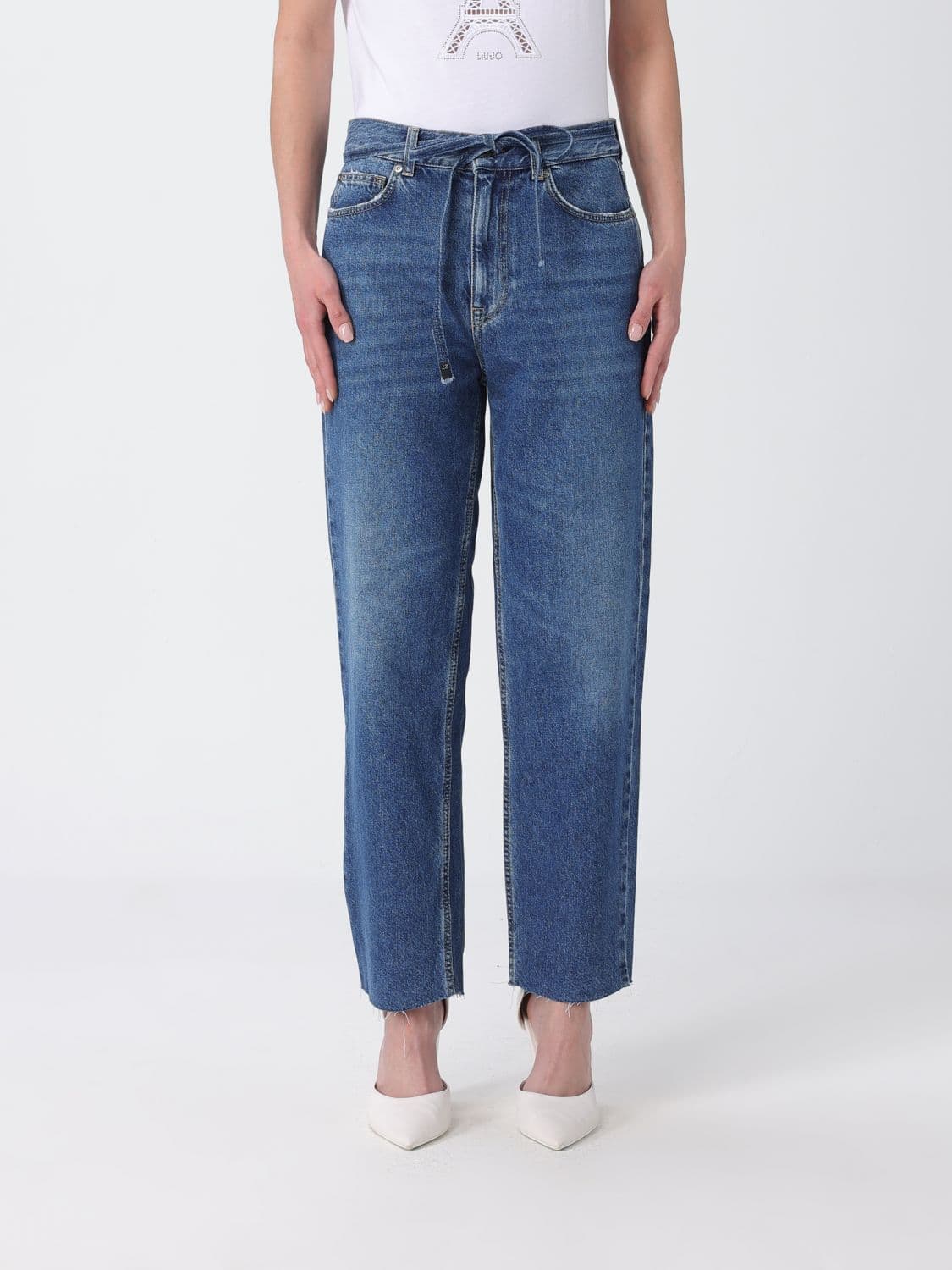 Liu Jo Straight Jeans in Cotton Denim