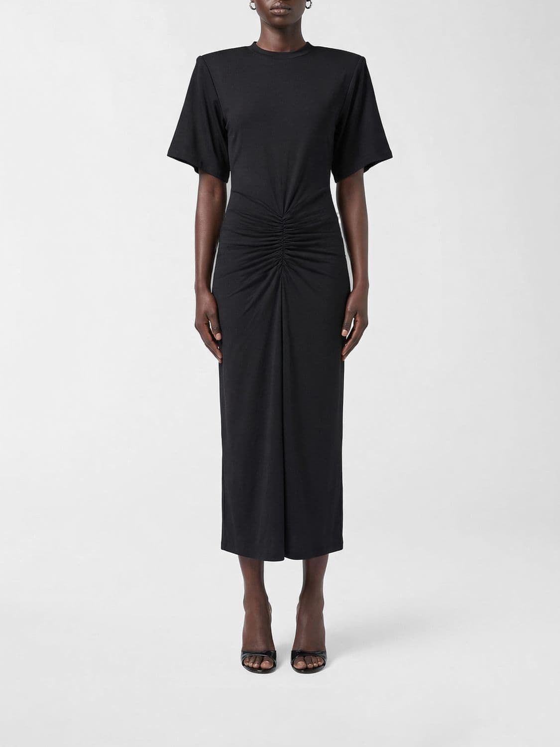 The Andamane Midi Dress in Stretch Viscose