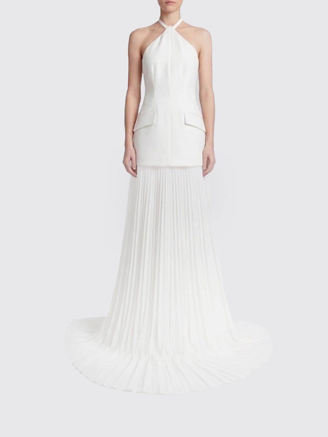 Sportmax Crêpe Pleated Dress · 40