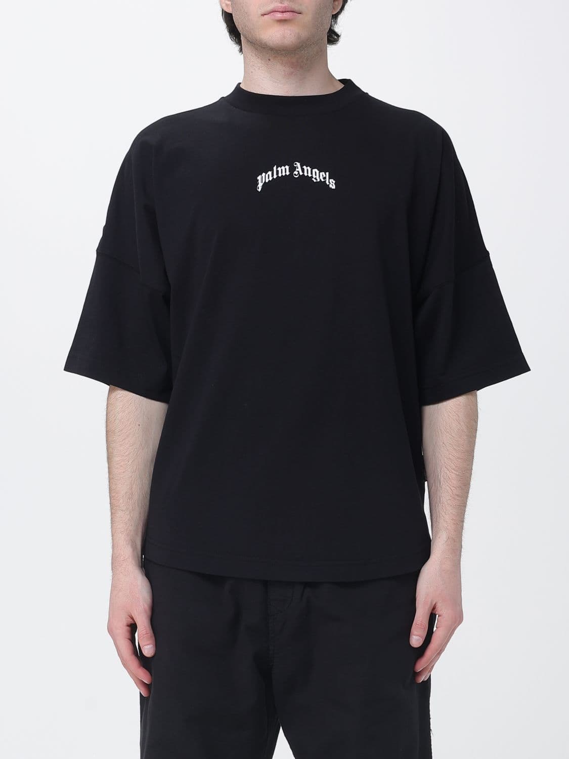 Palm Angels Cotton T-shirt with Logo