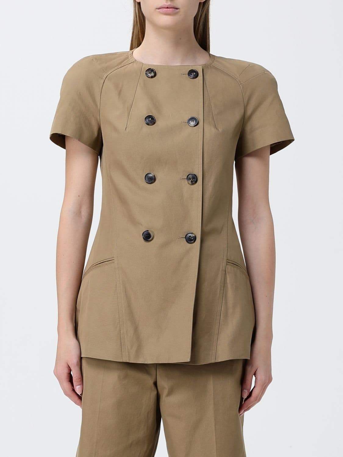 Dries Van Noten Cotton Double Breasted Blazer · 36