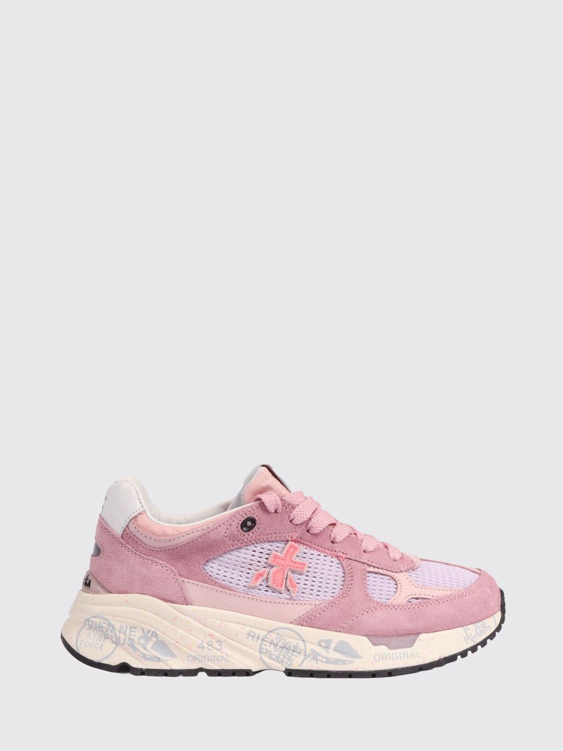 Premiata Mased Laminated Leather and Nylon Sneakers · 36