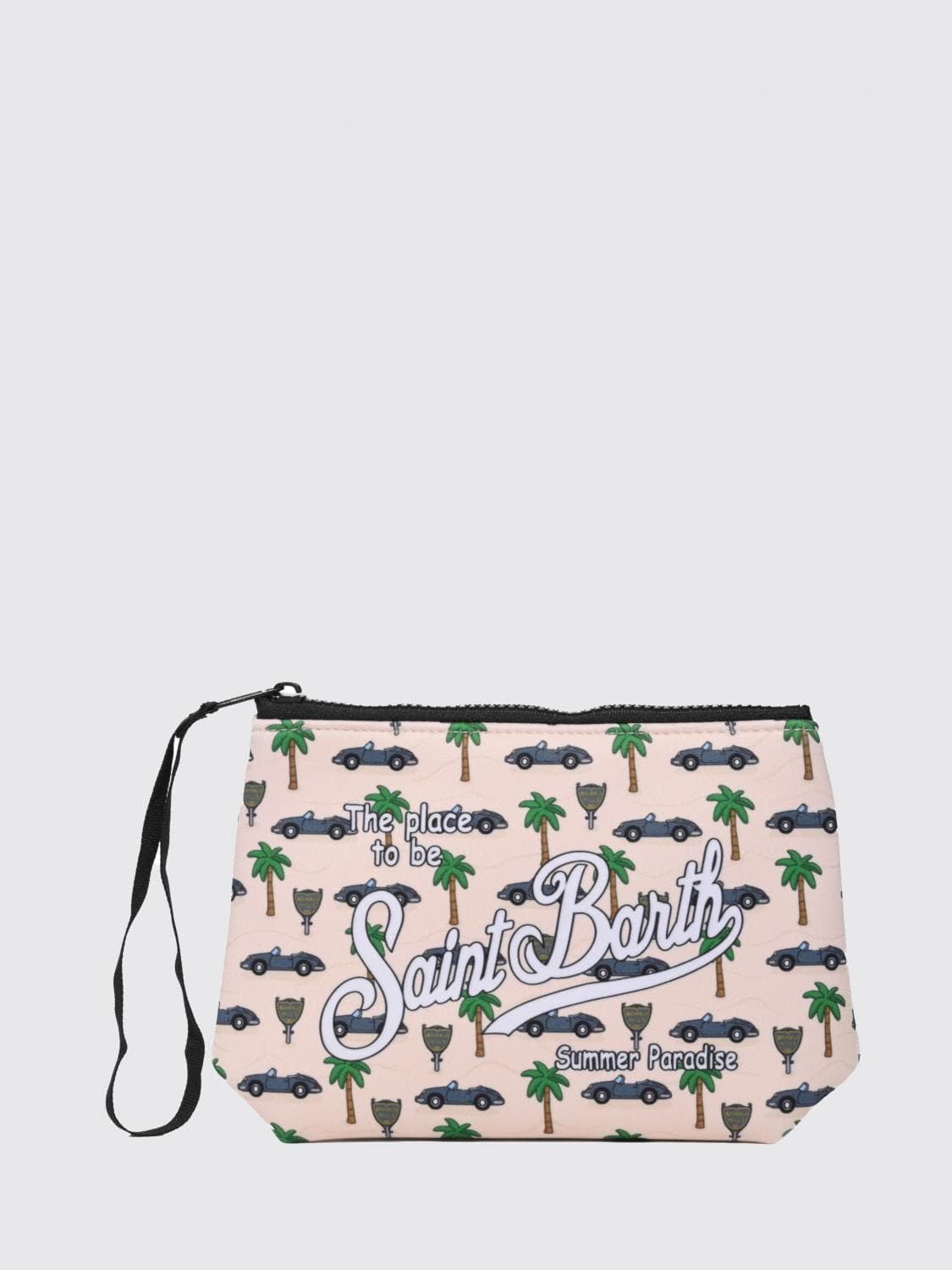 Mc2 Saint Barth Aline Striped Polyester Pouch