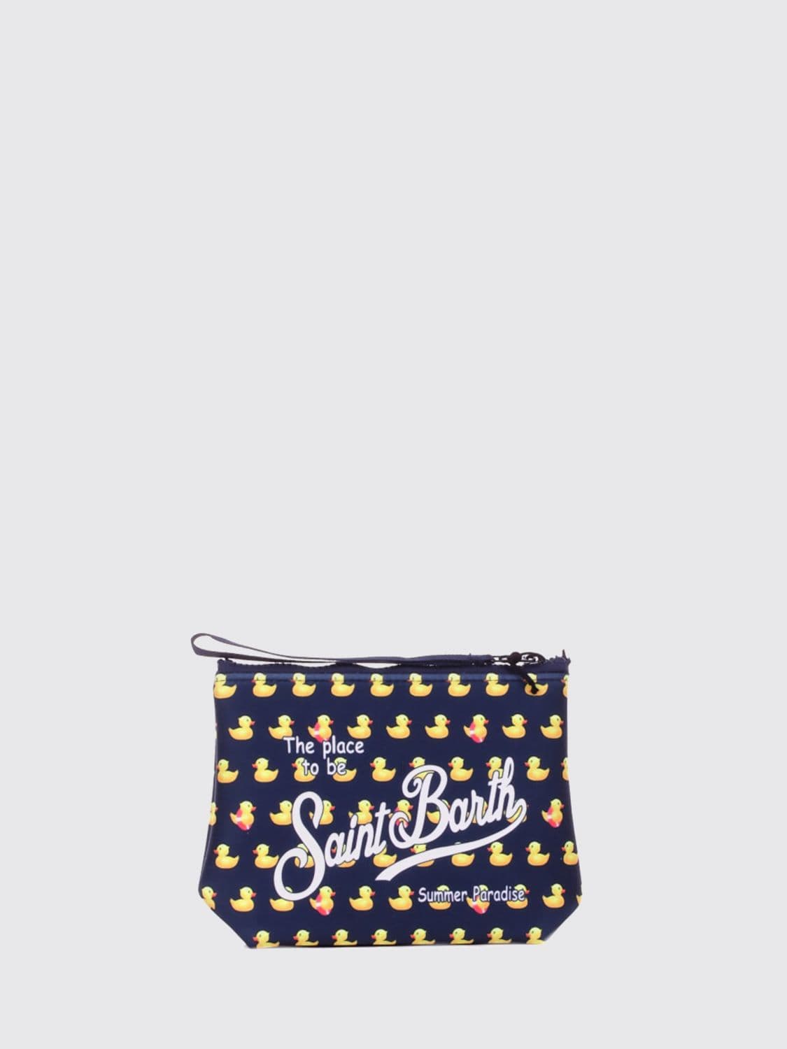 Mc2 Saint Barth Aline Striped Polyester Pouch