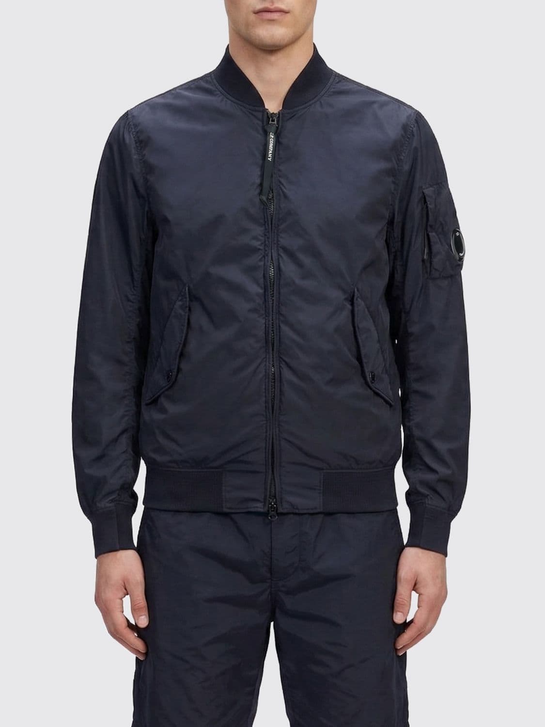C.p. Company C. P. COMPANY Nylon Bomber Jacket With Logo · S