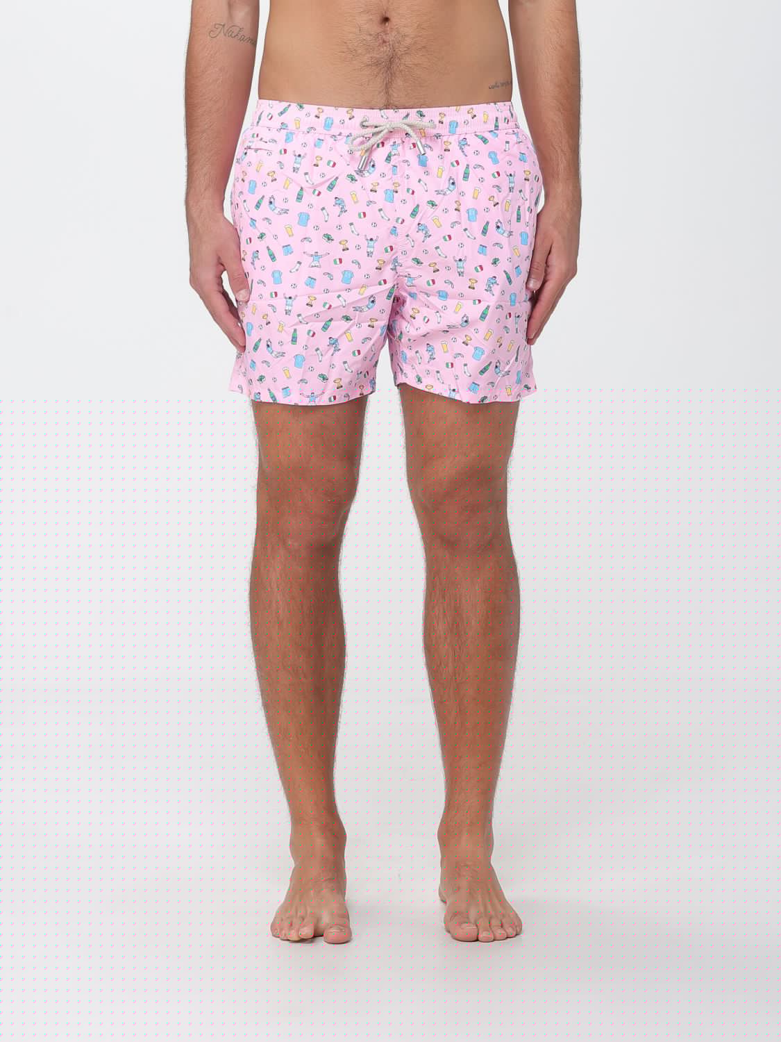 Mc2 Saint Barth Printed Boxer Swim Trunks