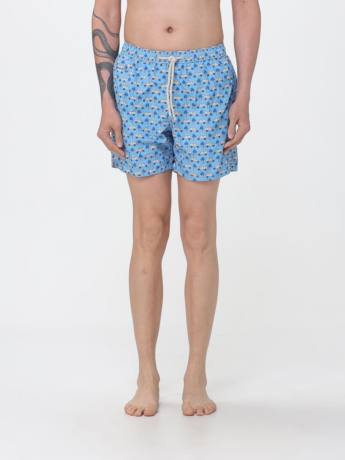 Mc2 Saint Barth Printed Boxer Swim Trunks