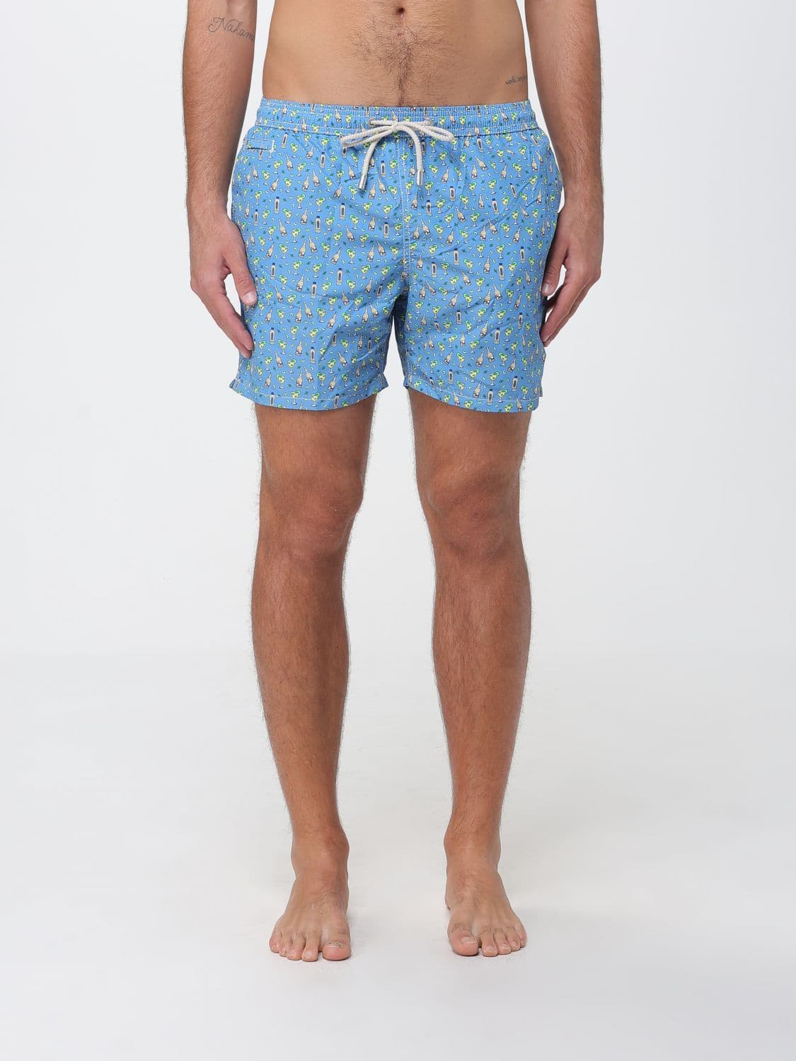 Mc2 Saint Barth Printed Boxer Swim Trunks