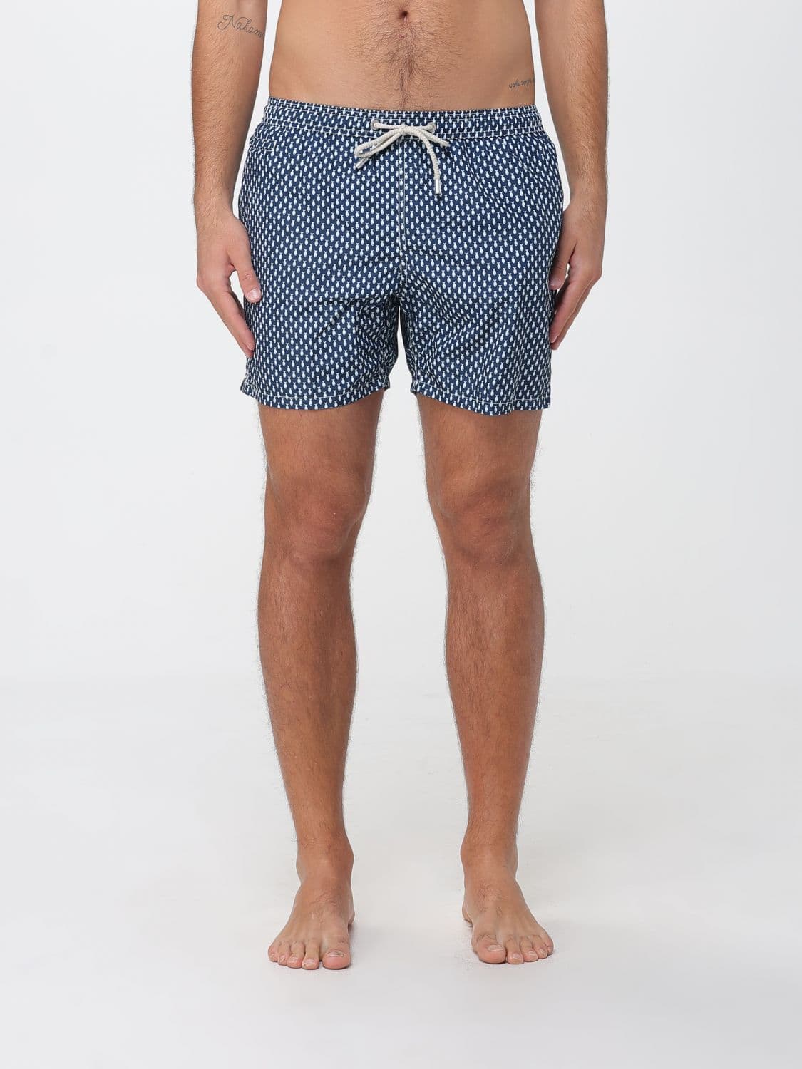 Mc2 Saint Barth Printed Boxer Swim Trunks