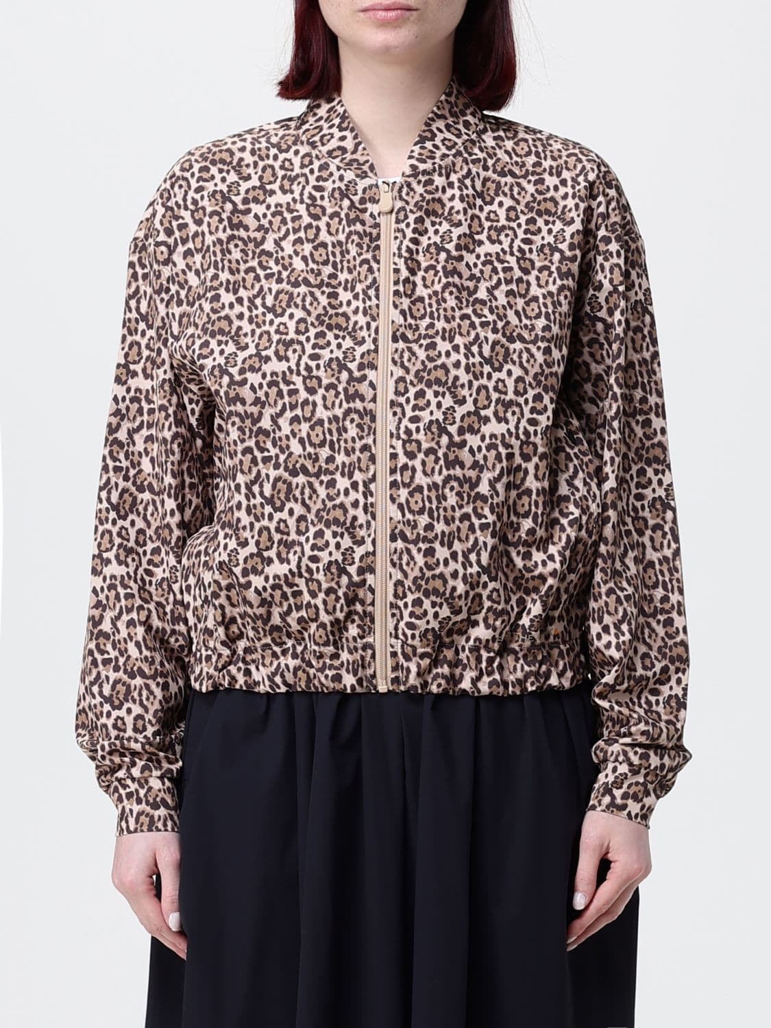 Save The Duck Alana Animal Print Bomber Jacket