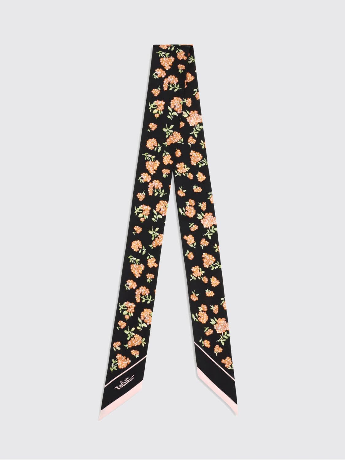 Valentino Garavani Floral Print Silk Bandeau