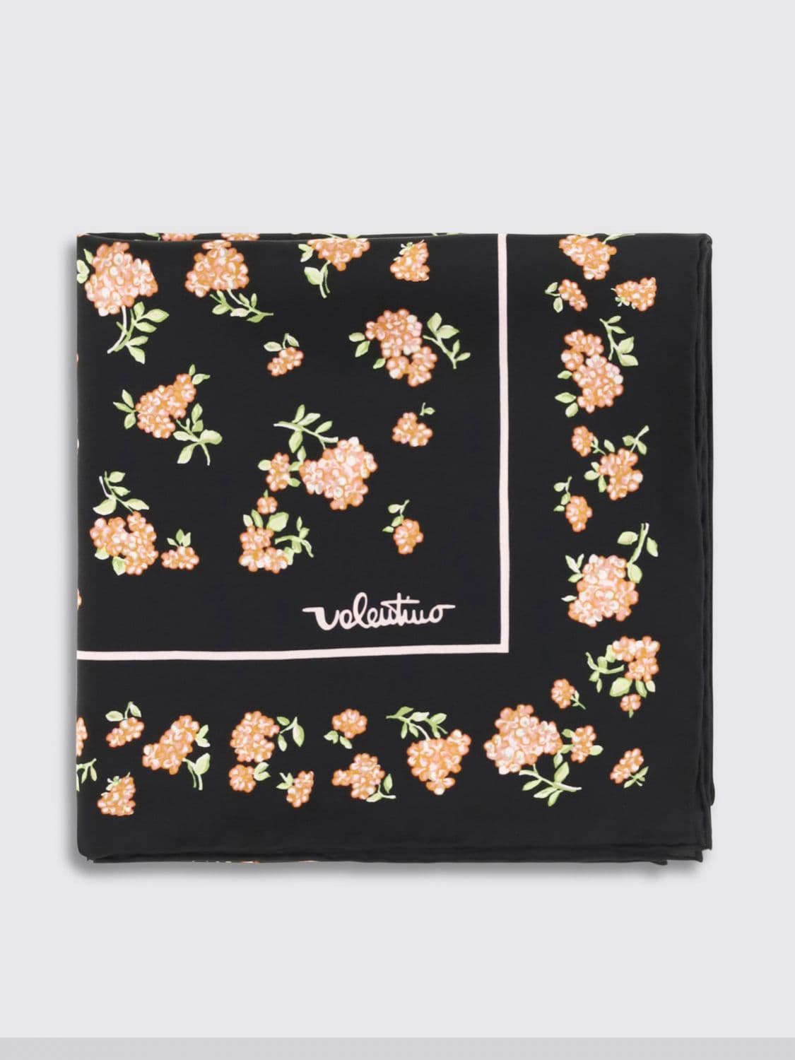 Valentino Garavani Floral Print Silk Foulard · OS