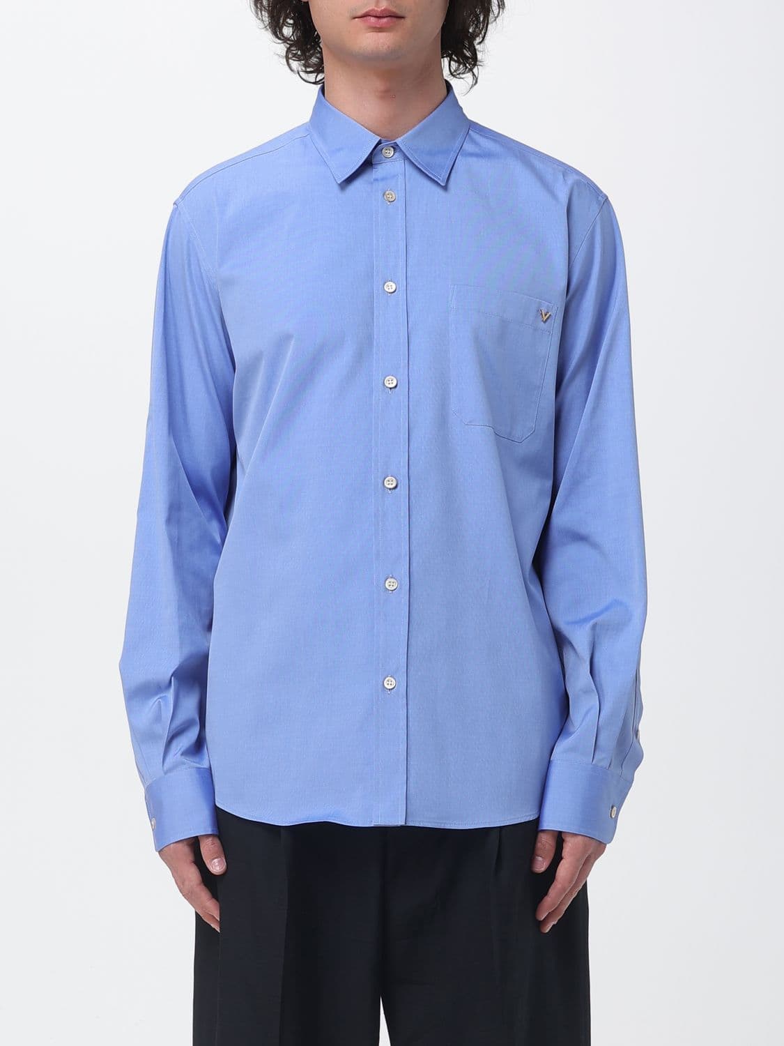 Valentino Basic Cotton Poplin Shirt