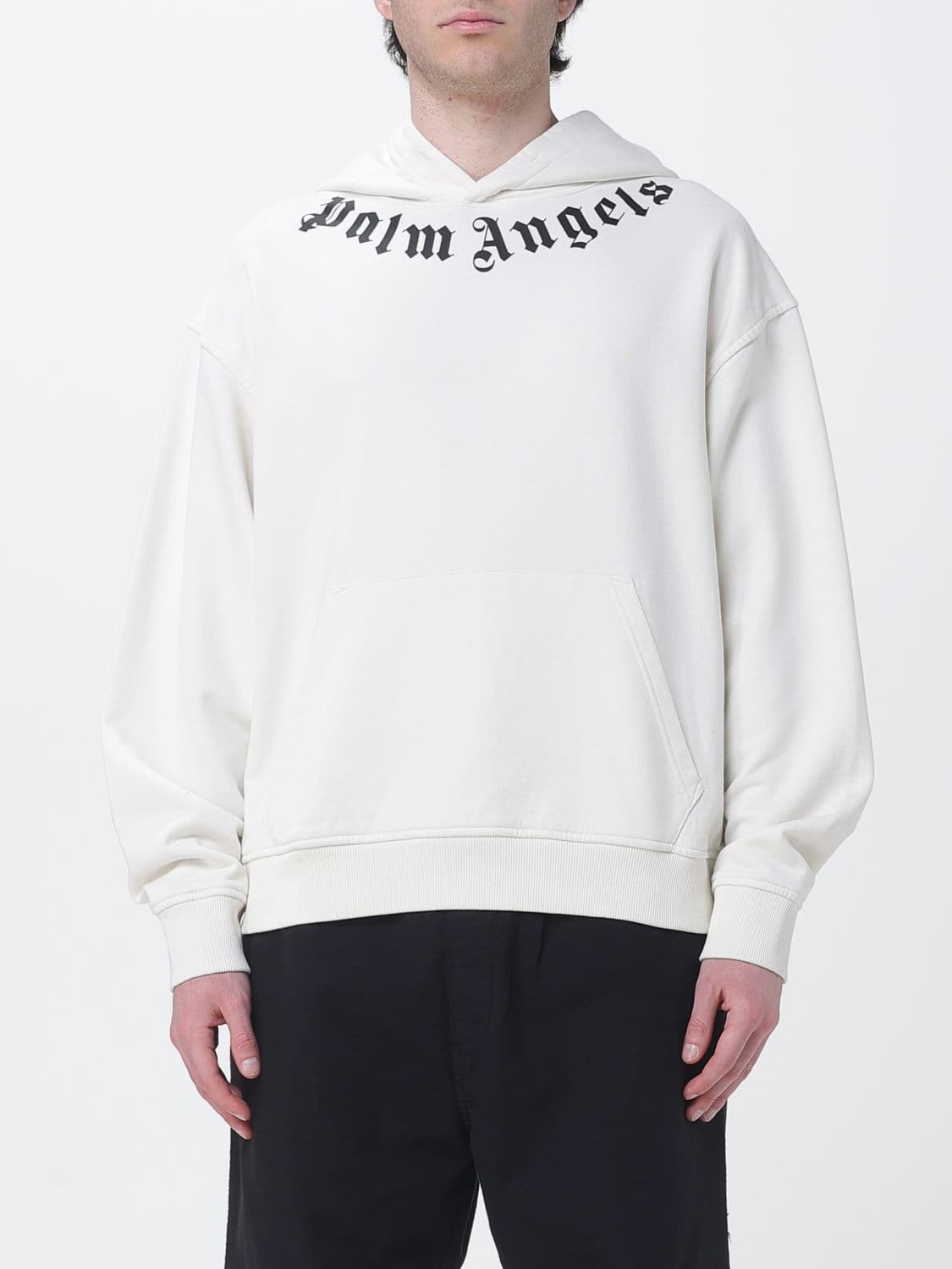 Palm Angels Cotton Hoodie with Logo