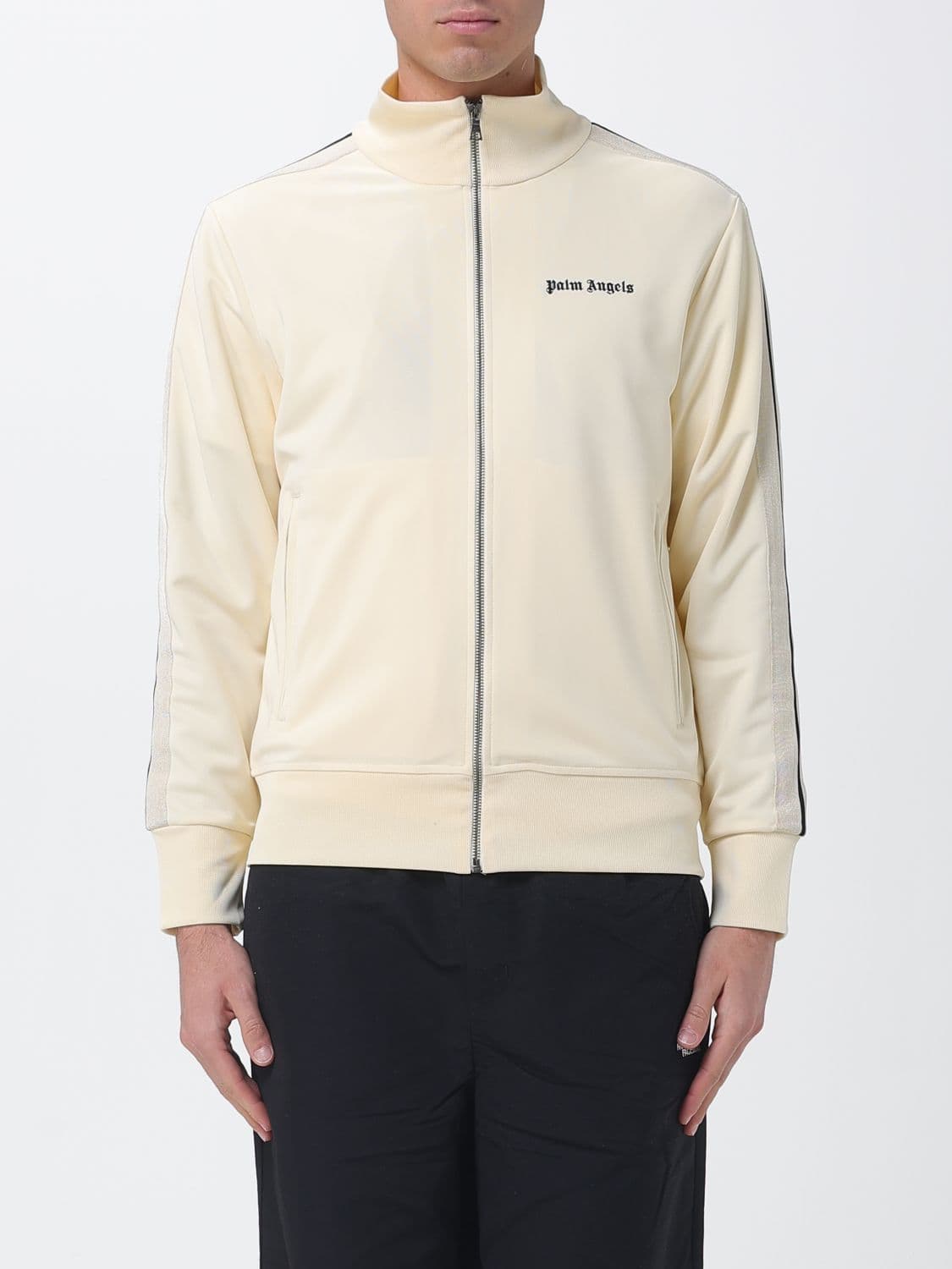 Palm Angels Acetate Zip Sweatshirt
