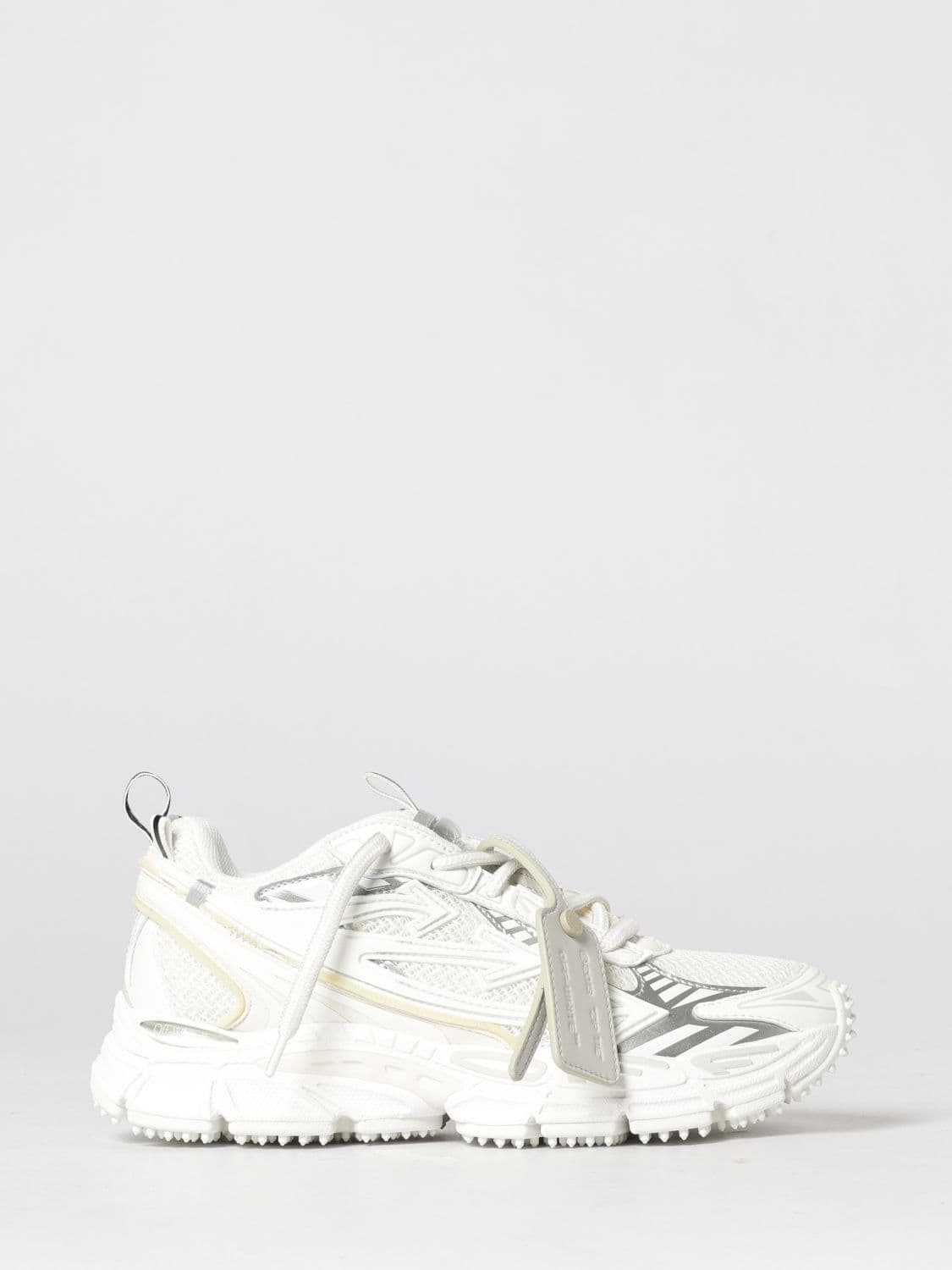 Off-White Be Right Back Rubber and Mesh Sneakers