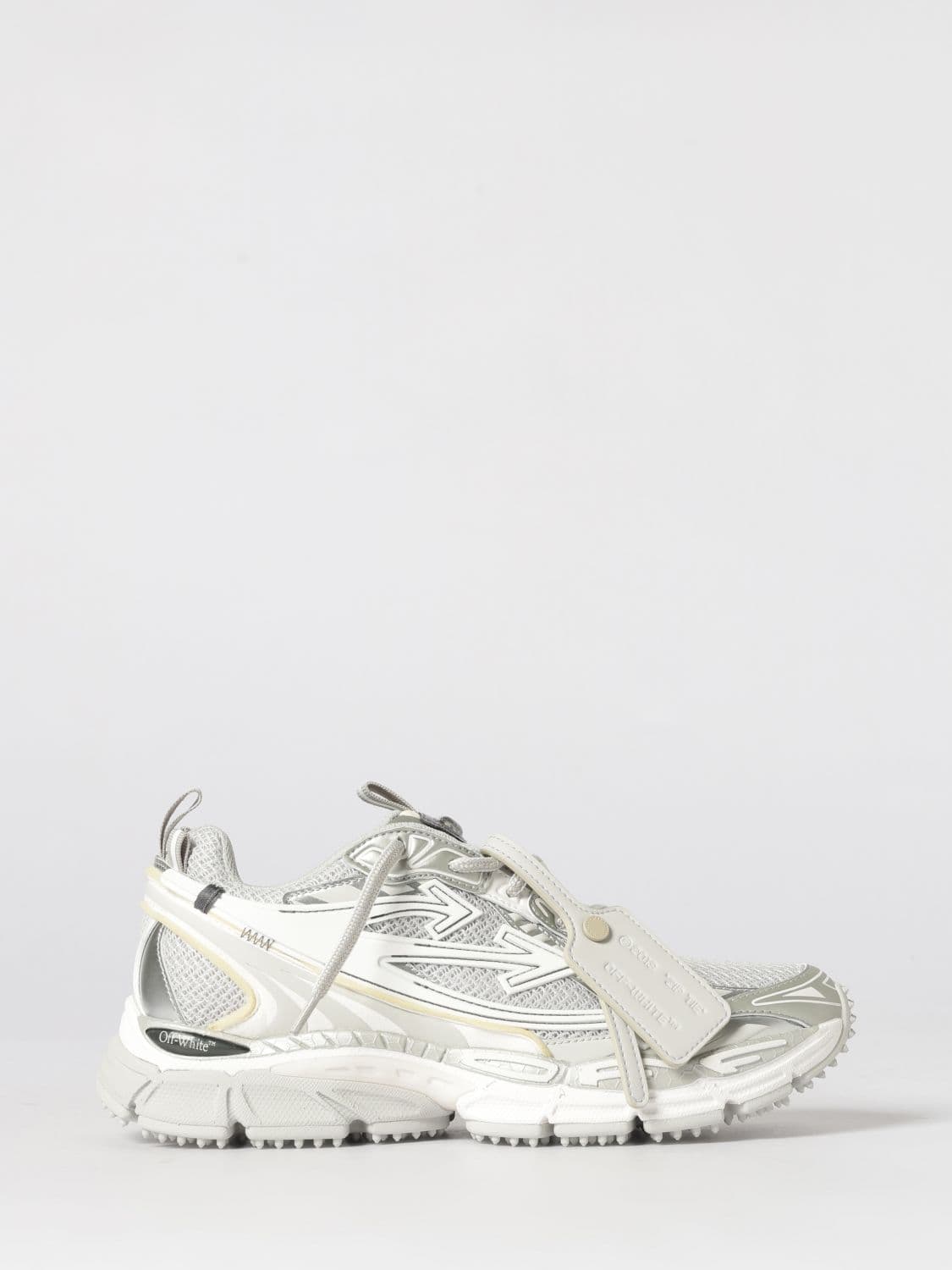 Off-White Be Right Back Rubber and Mesh Sneakers