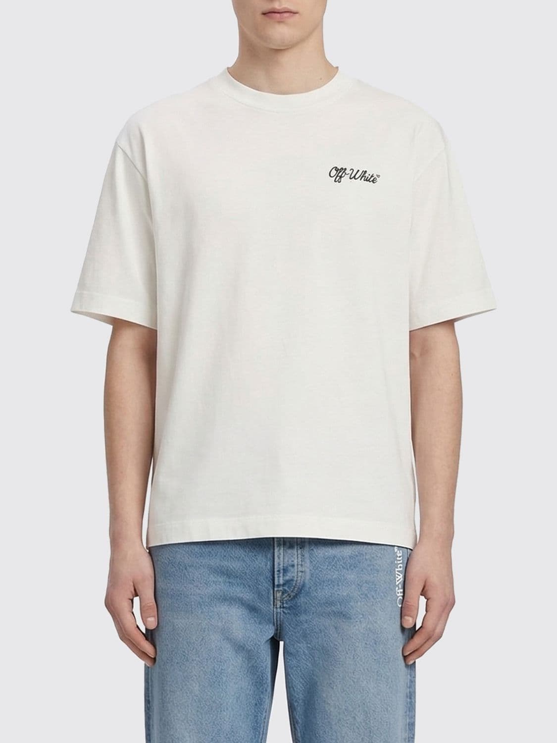 Off-White Cotton T-Shirt