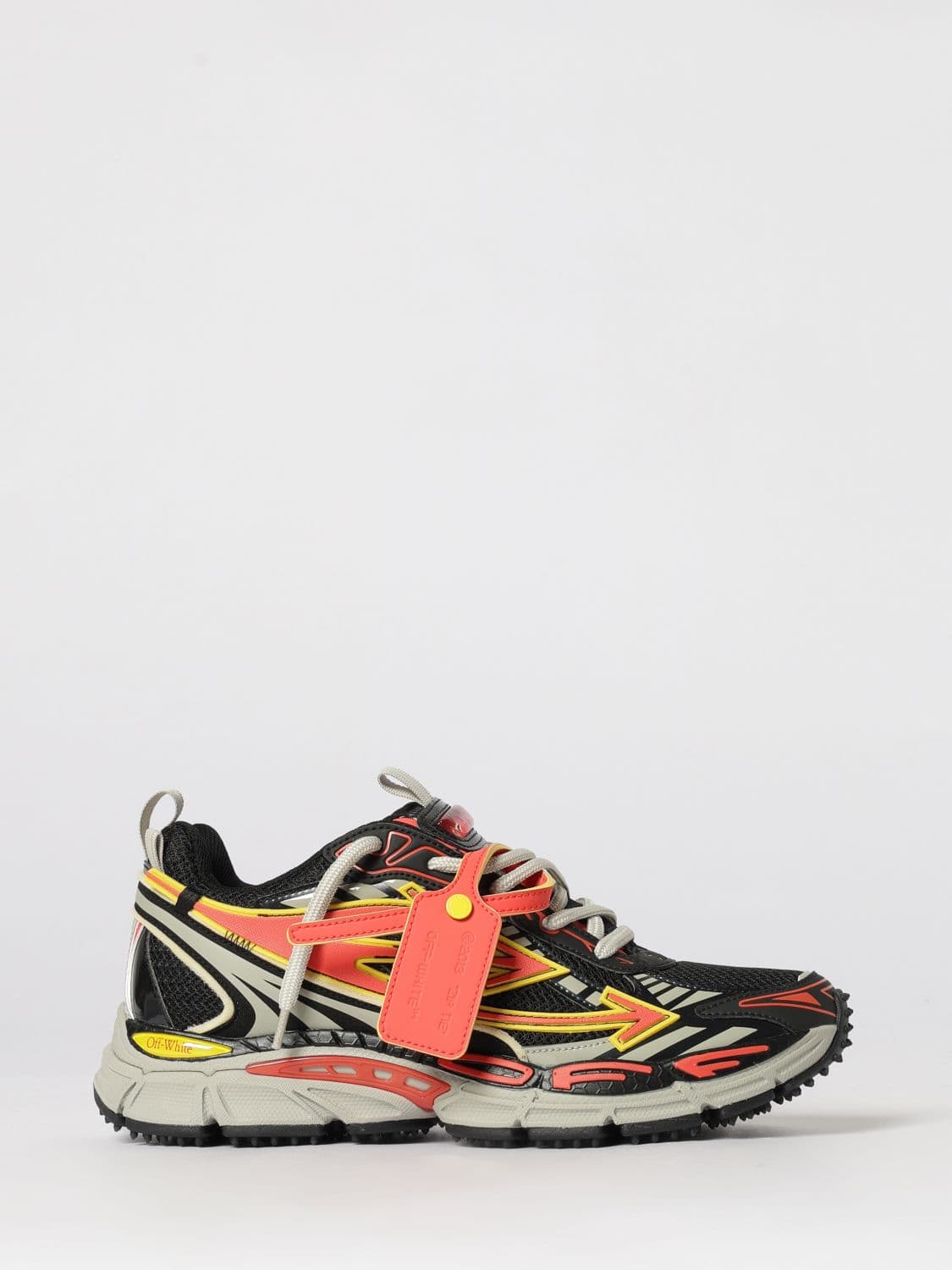 Off-White Be Right Back Mesh and Rubber Sneakers