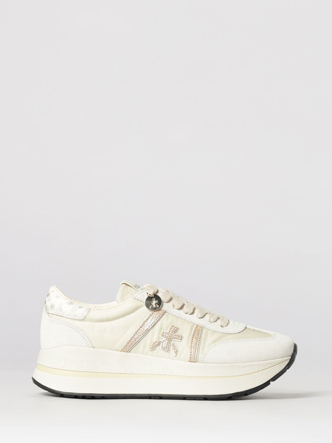 Premiata Bethcoin Suede and Mesh Sneakers