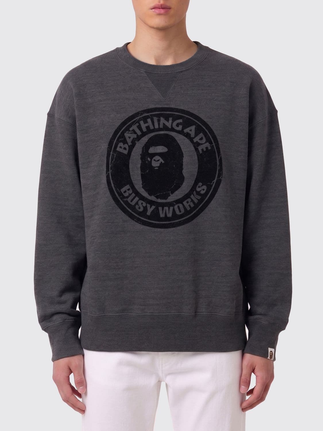 Bape Cotton Crewneck Sweatshirt