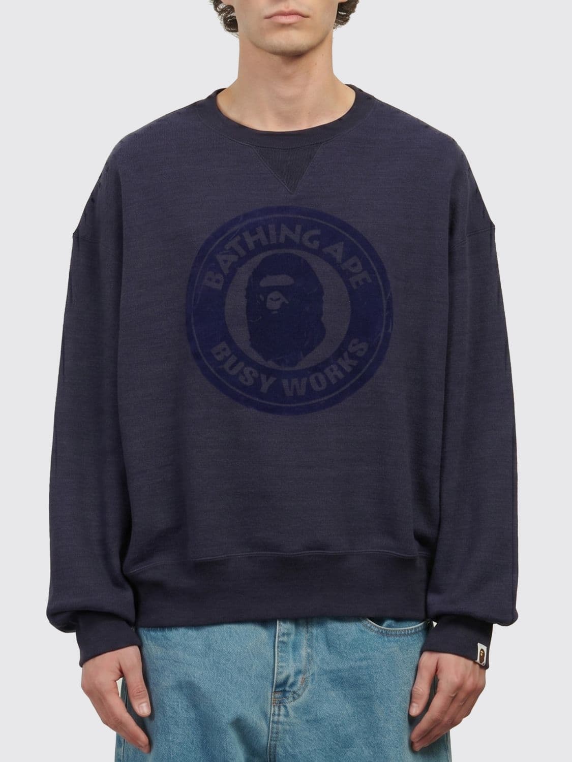 Bape Cotton Crewneck Sweatshirt