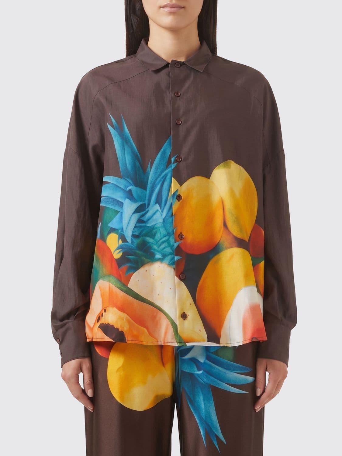 Donde Esteban Printed Cotton Shirt