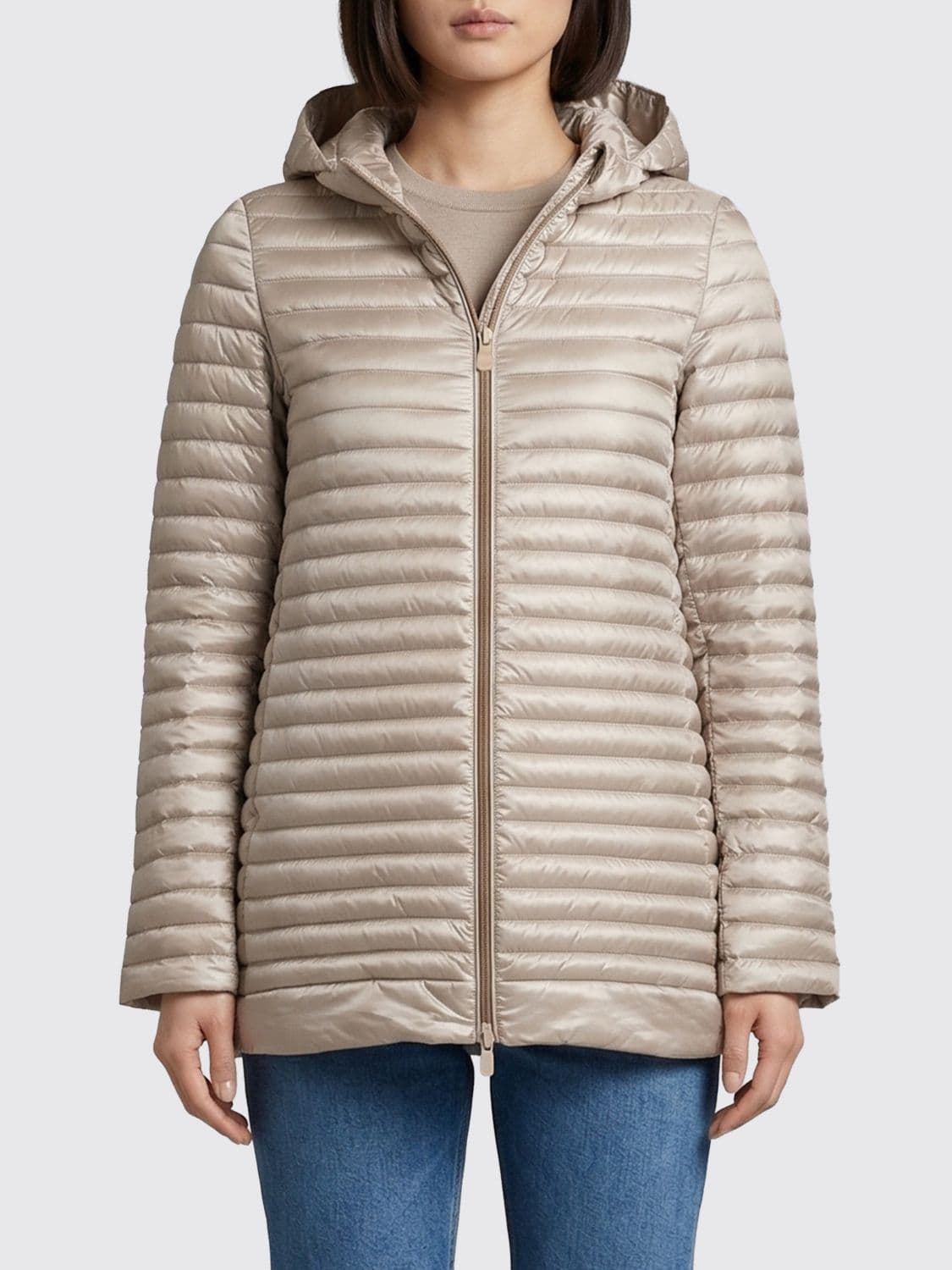 Save The Duck Nylon Down Jacket with Hood