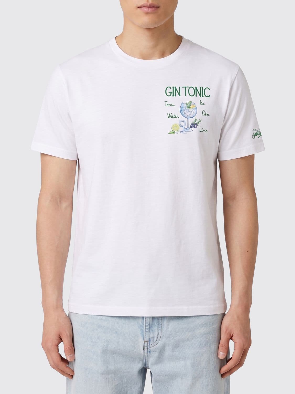 Mc2 Saint Barth Cotton Crew Neck T-Shirt