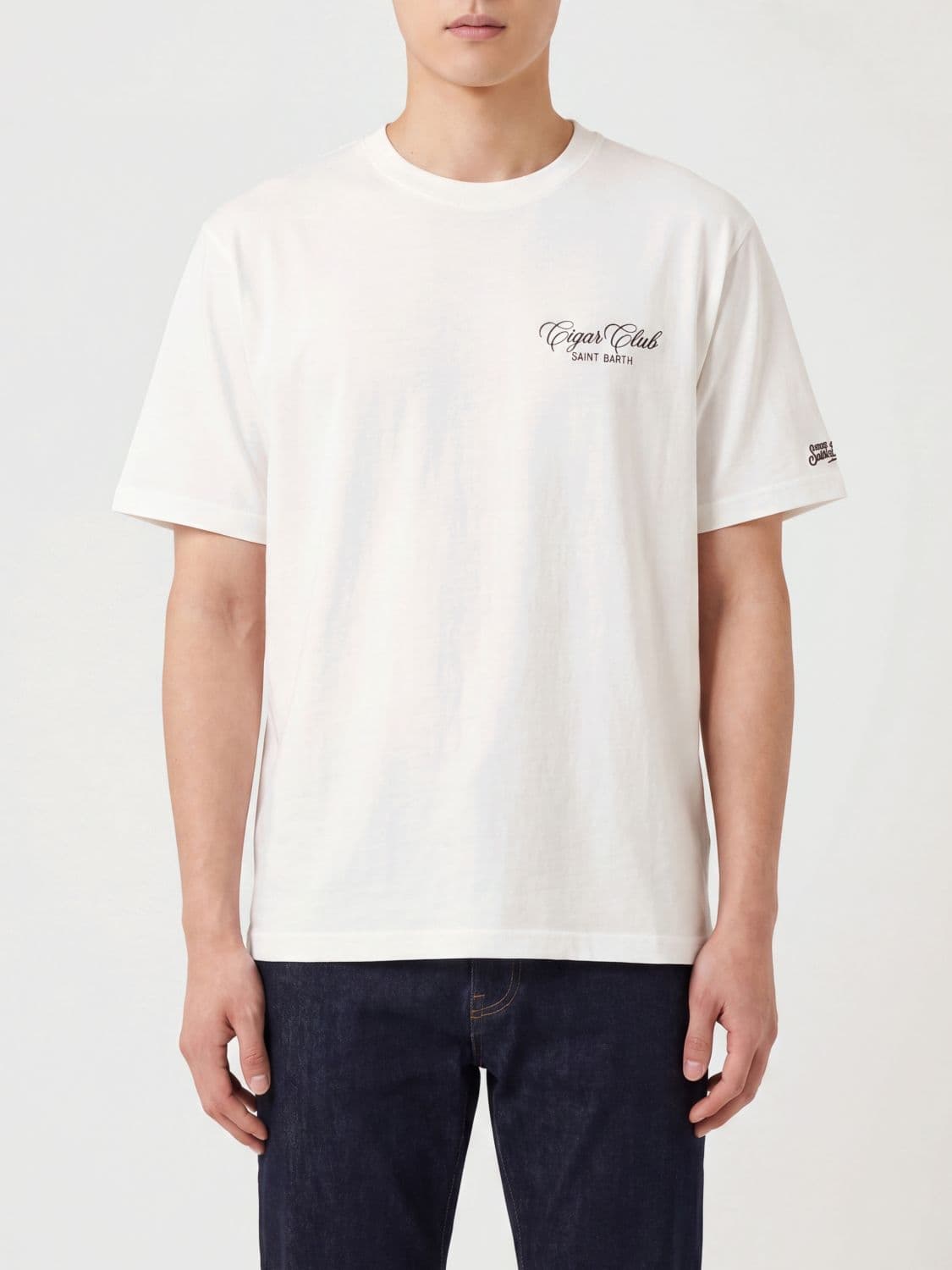 Mc2 Saint Barth Printed Cotton T-Shirt