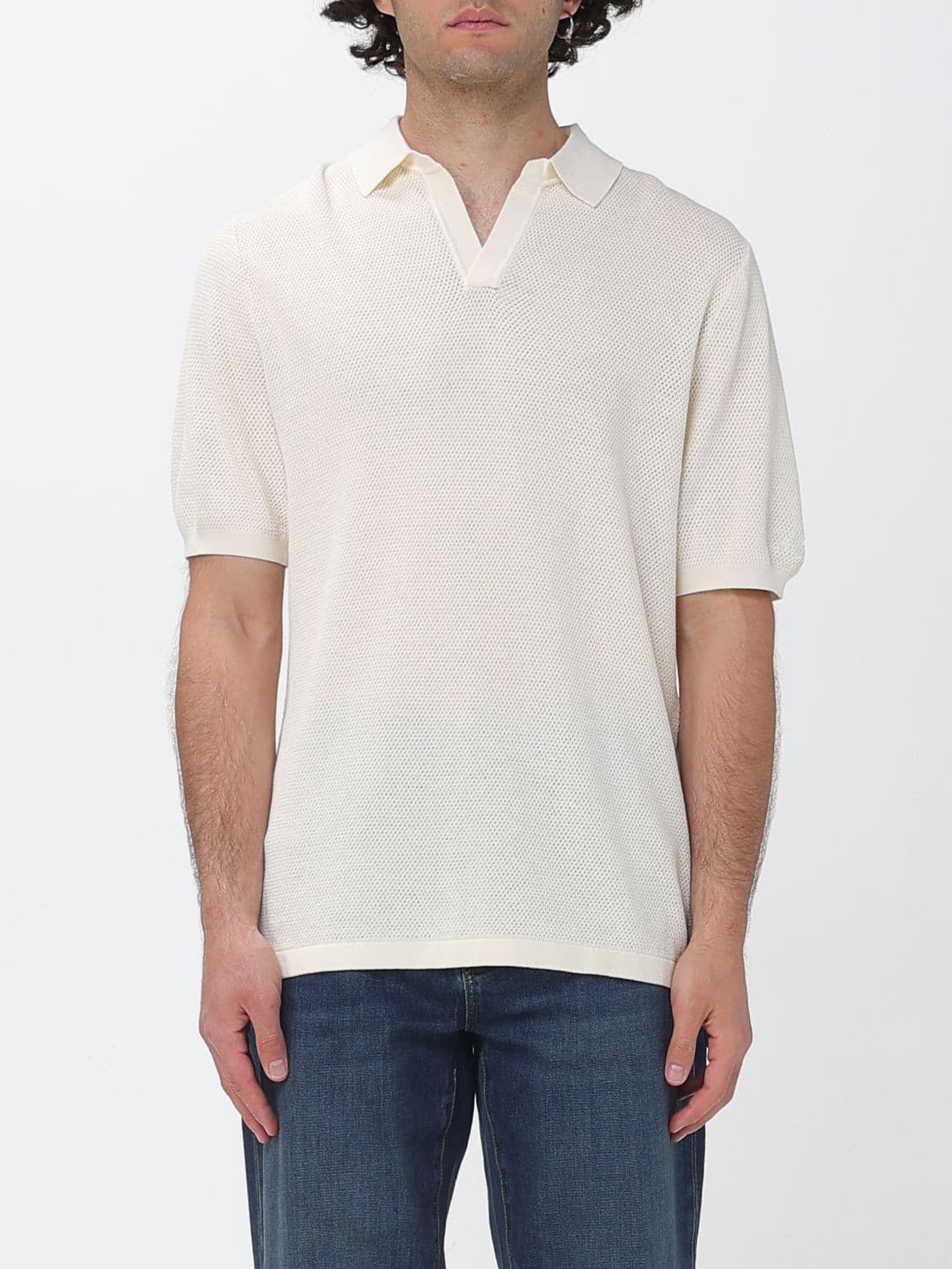Mc2 Saint Barth Cotton Knit Polo Shirt
