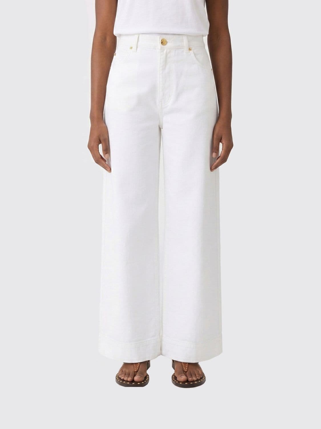 Alberta Ferretti Cotton Pants · 38