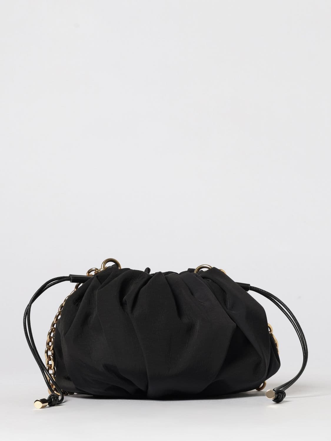 Chloé Plissé Ruched Fabric Clutch